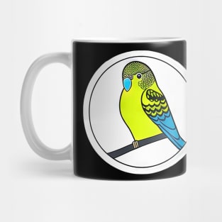 cute budgie parakeet | Mug
